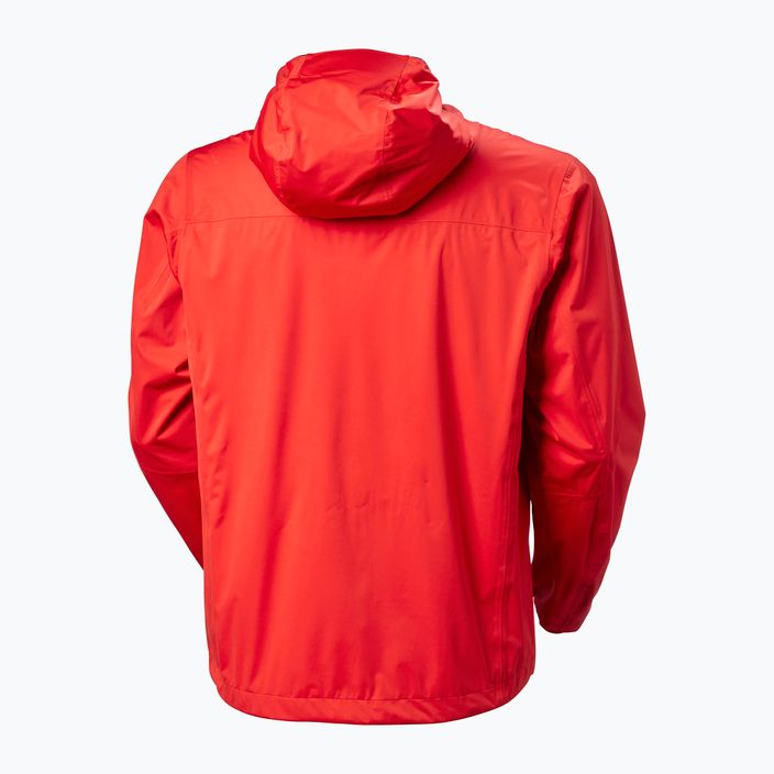 Men's Helly Hansen Momentum 3L Stretch alert red rain jacket 7