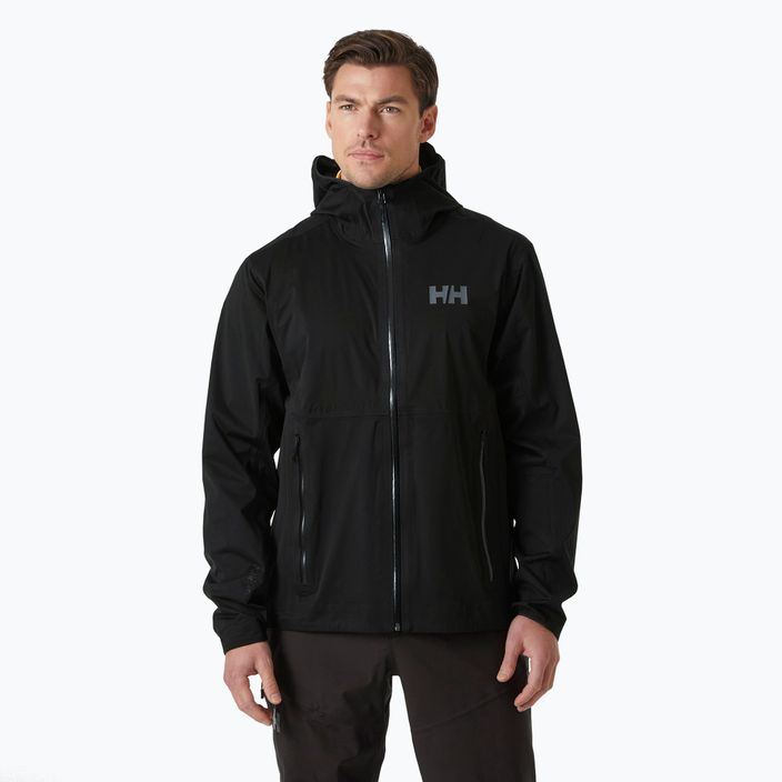 Men's Helly Hansen Momentum 3L Stretch rain jacket black