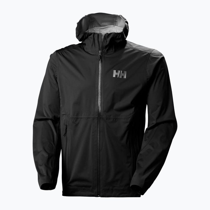 Men's Helly Hansen Momentum 3L Stretch rain jacket black 6