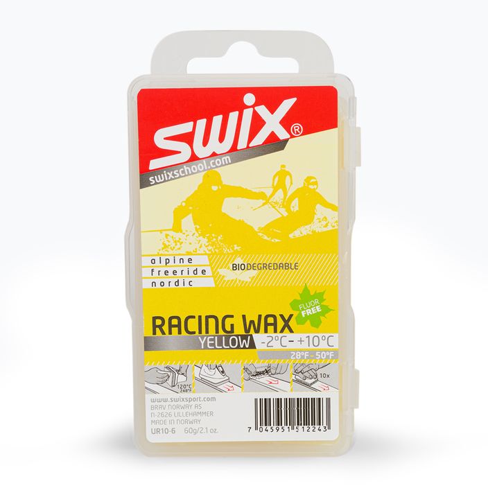 Swix Ur10 Yellow Bio Racing ski wax yellow UR10-6