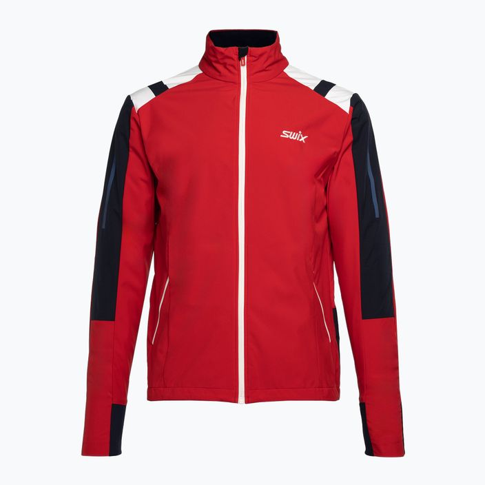 Men's Swix Infinity cross-country ski jacket red 15241-99990