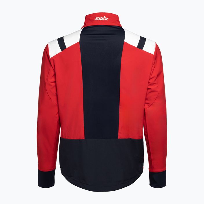 Men's Swix Infinity cross-country ski jacket red 15241-99990 2