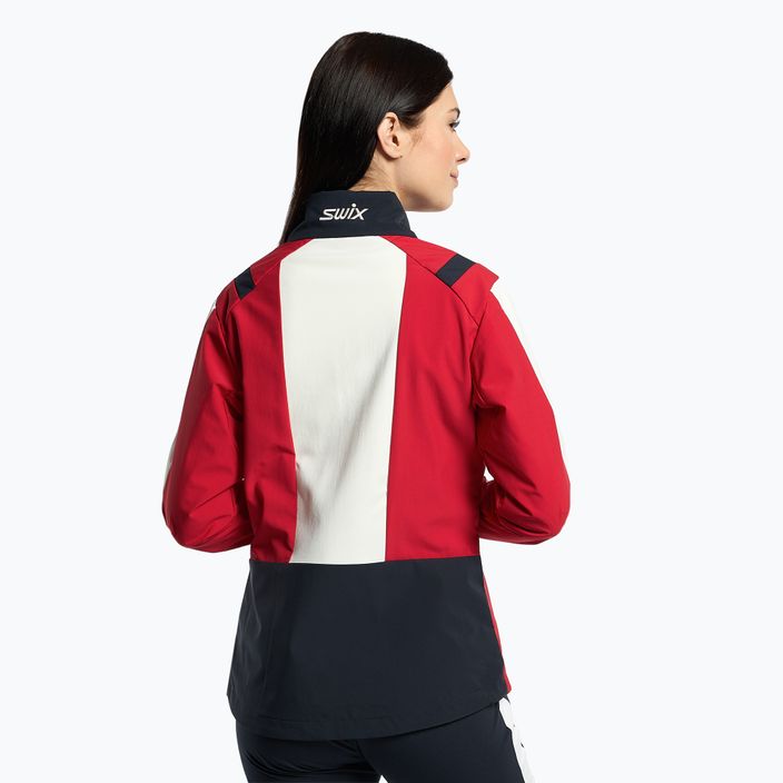 Women's cross-country ski jacket Swix Infinity red 15246-99990 3