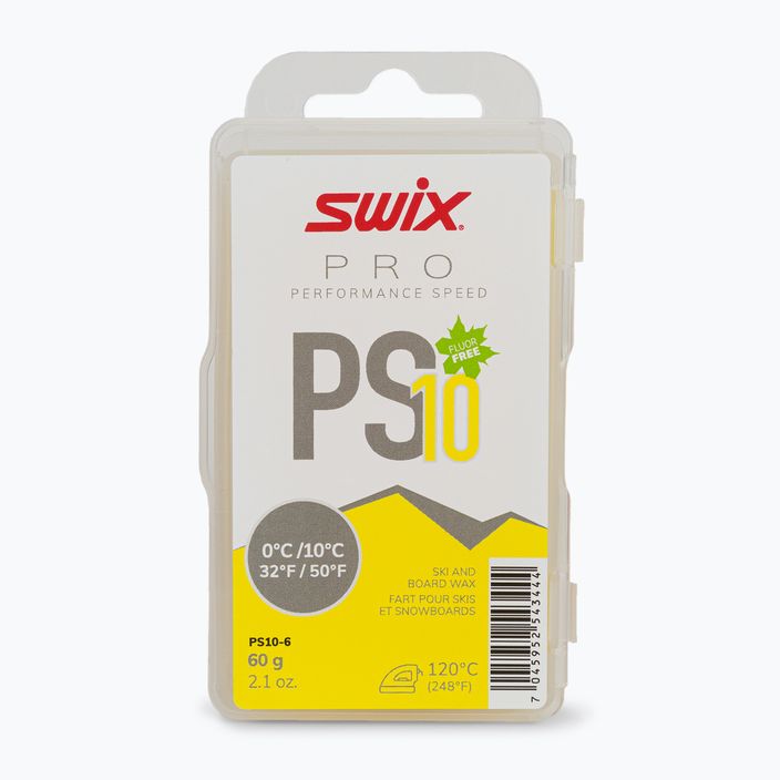 Swix Ps10 Yellow ski lubricant 0°C/+10°C PS10-6