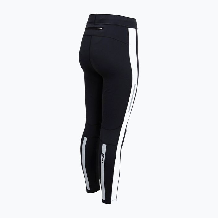 Swix Focus Warm women's thermal pants black and white 22456-10041 6