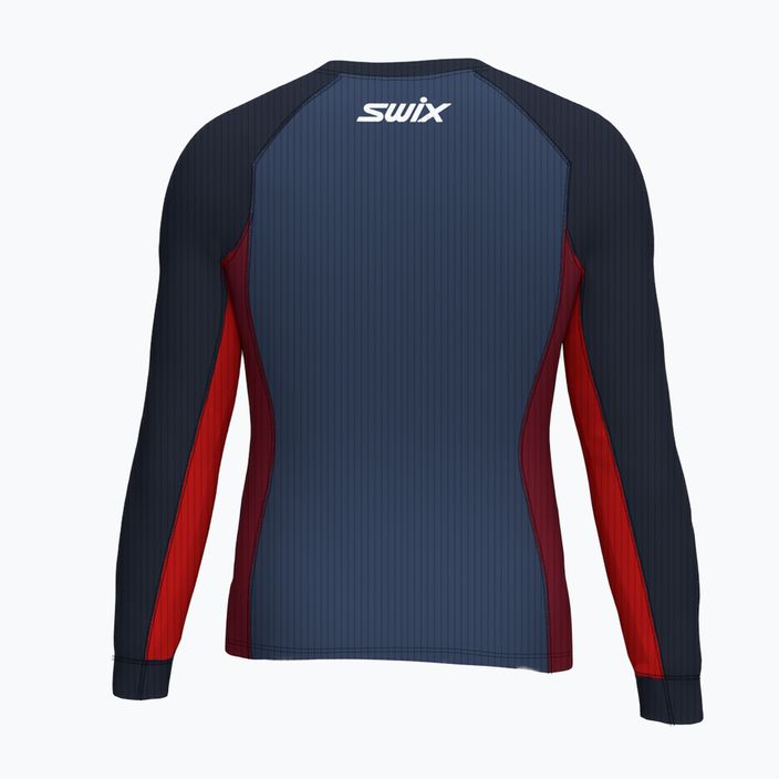 Swix Racex Bodyw men's thermal T-shirt navy blue and red 40811-75120 2
