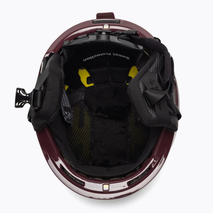 Sweet Protection Looper MIPS ski helmet maroon 840092 5