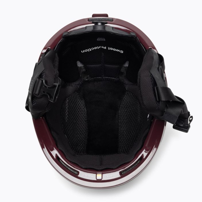 Sweet Protection Looper ski helmet maroon 840091 5