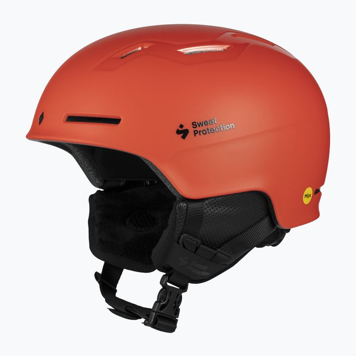 Sweet Protection Winder MIPS matte burning orange ski helmet 7
