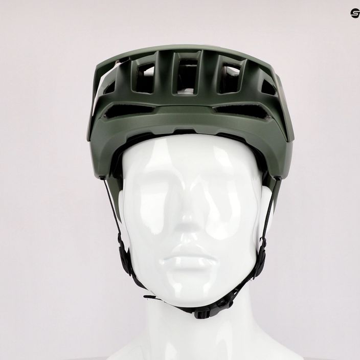 Bicycle helmet POC Kortal Race MIPS epidote green/uranium black metallic/matt 9