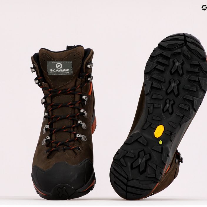Men's trekking boots SCARPA ZG Pro GTX brown 67070-200 10