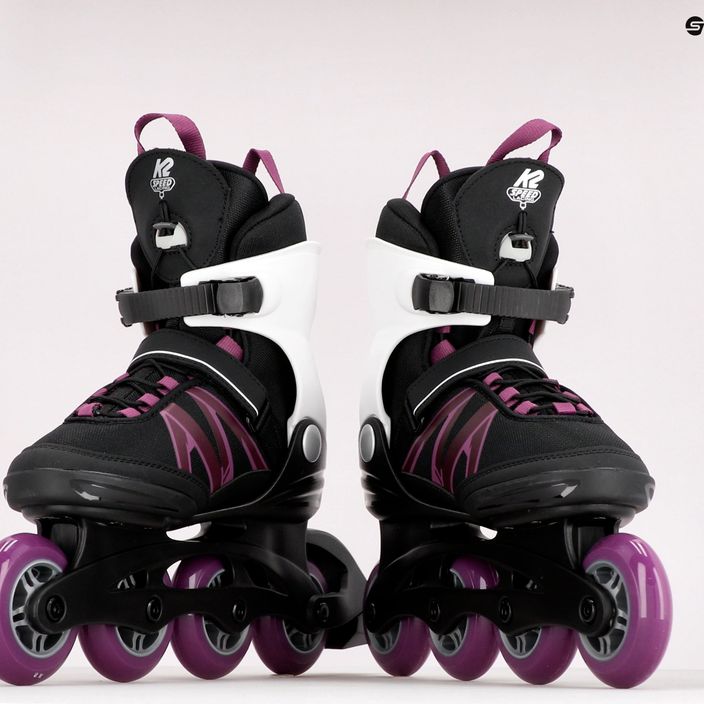 Women's roller skates K2 Kinetic 80 Pro XT black 30G0819.1.1.060 9