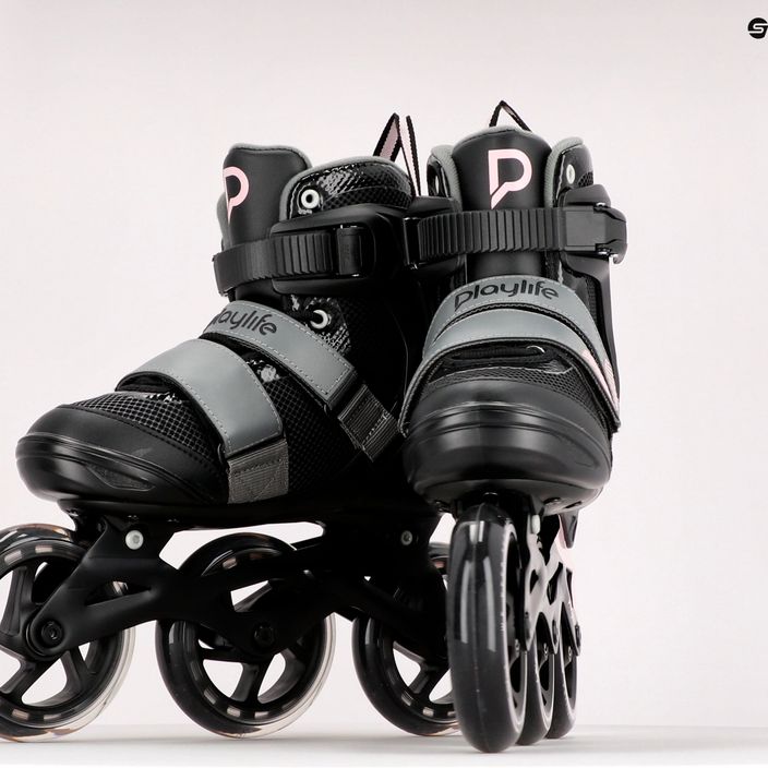 Women's roller skates Playlife GT 110 black 880322 9