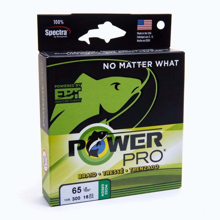 Shimano Power Pro moss green spinning braid