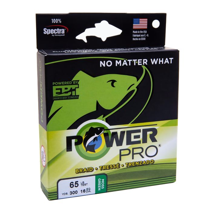 Shimano Power Pro moss green spinning braid 2