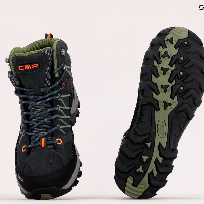 Men's trekking boots CMP Rigel Mid Wp grey 3Q12947/51UG 10