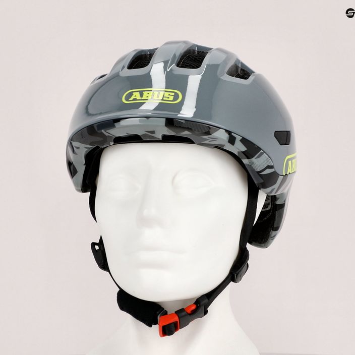 ABUS Smiley 3.0 ACE LED Children's Bike Helmet Grey 67717 9