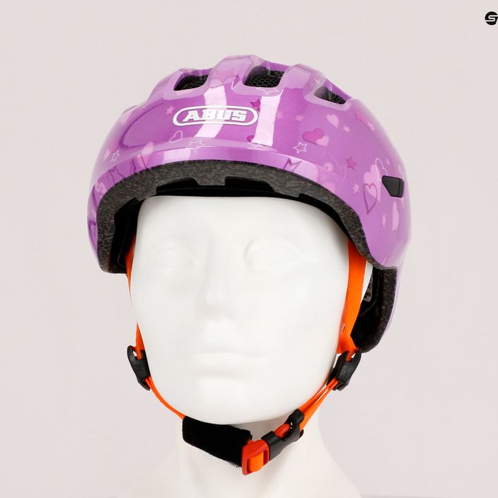 ABUS children's bike helmet Smiley 3.0 purple 67259 9