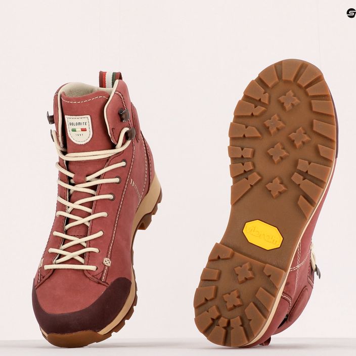 Women's trekking boots Dolomite 54 High Fg Gtx W's red 268009 0637 10