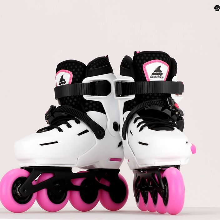 Rollerblade Apex G children's roller skates white 07102700 T1C 24