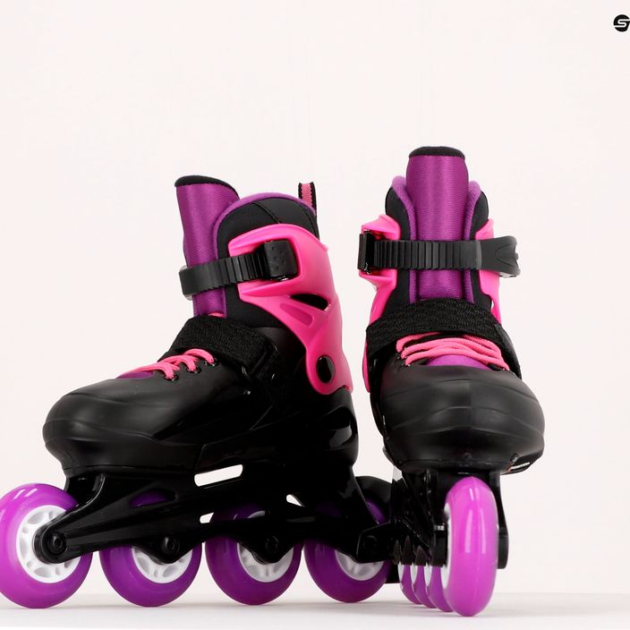 Rollerblade Fury G children's roller skates black/pink 07067100 7Y9 9