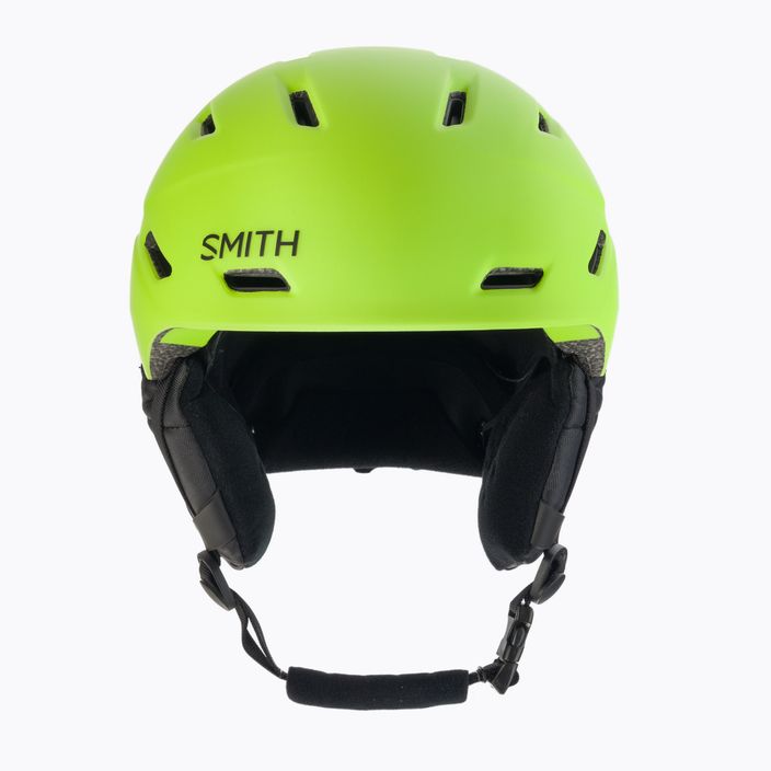 Smith Mission green ski helmet E006962U 2