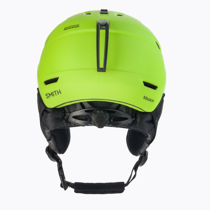 Smith Mission green ski helmet E006962U 3
