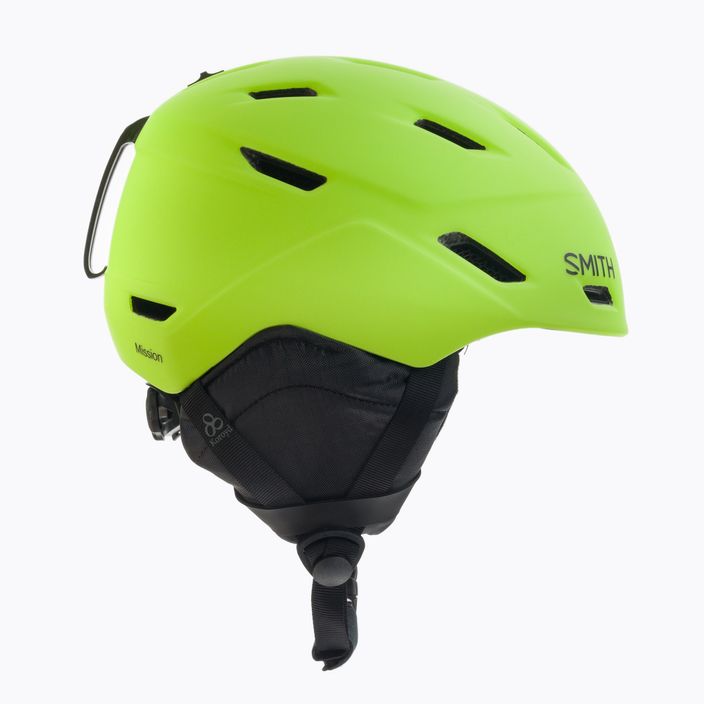 Smith Mission green ski helmet E006962U 4