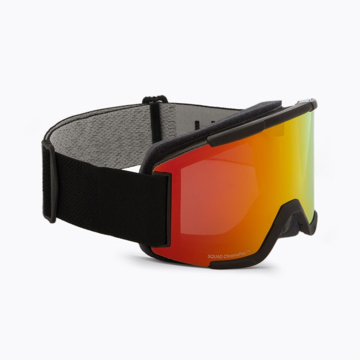Smith Squad black/chromapop sun red mirror ski goggles M00668 2