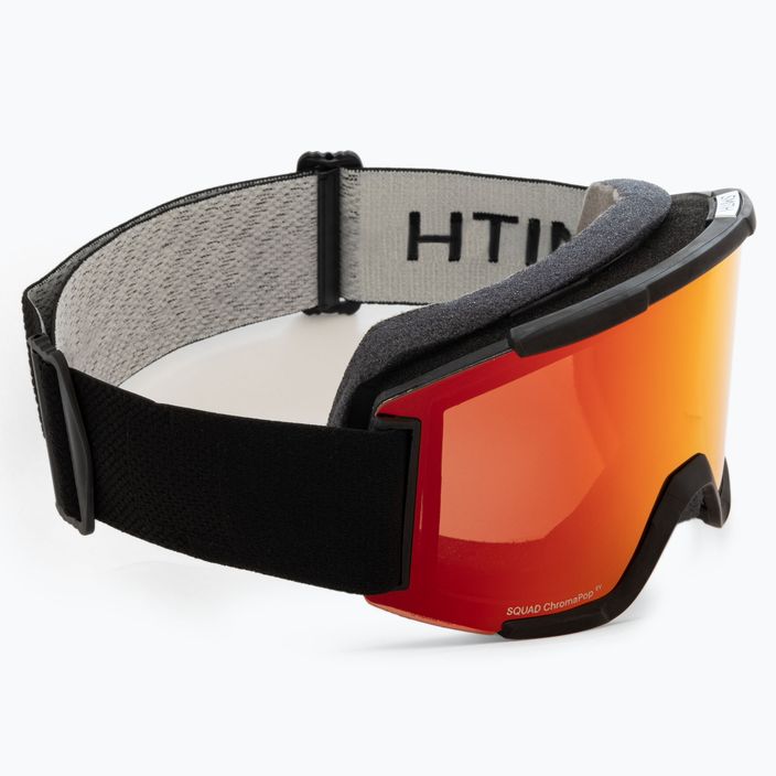 Smith Squad black/chromapop everyday red mirror ski goggles M00668 2