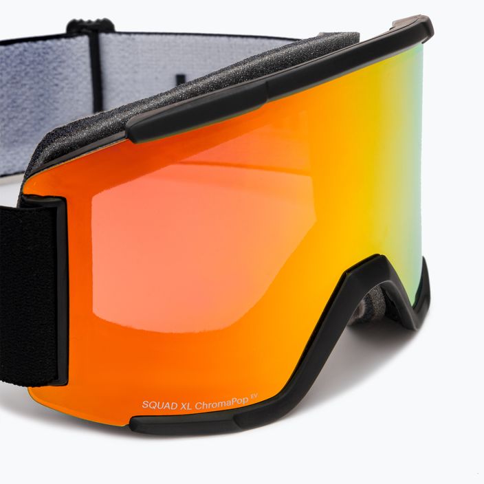 Smith Squad XL black/chromapop everyday red mirror ski goggles M00675 6