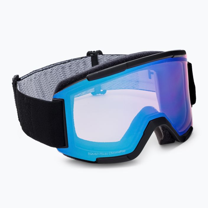 Smith Squad black/chromapop photochromic rose flash ski goggles M00668