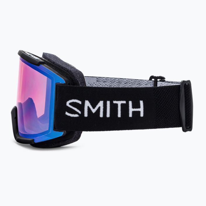 Smith Squad black/chromapop photochromic rose flash ski goggles M00668 4