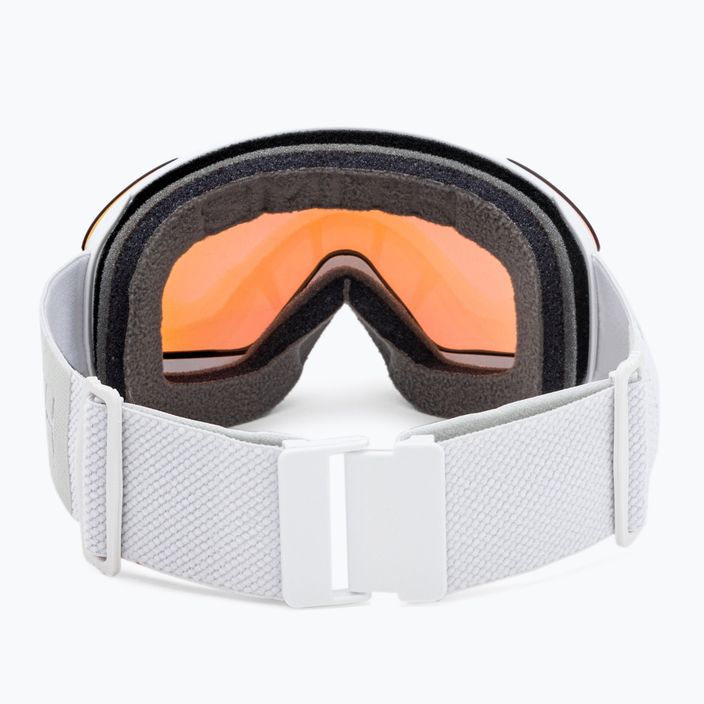 Smith Moment white vapor/chromapop photochromic rose flash ski goggles M00745 3