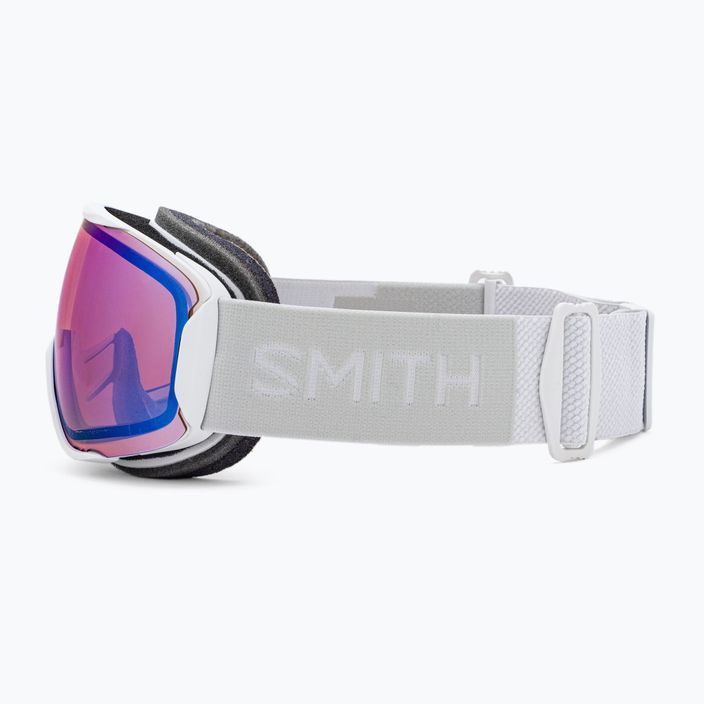 Smith Moment white vapor/chromapop photochromic rose flash ski goggles M00745 4