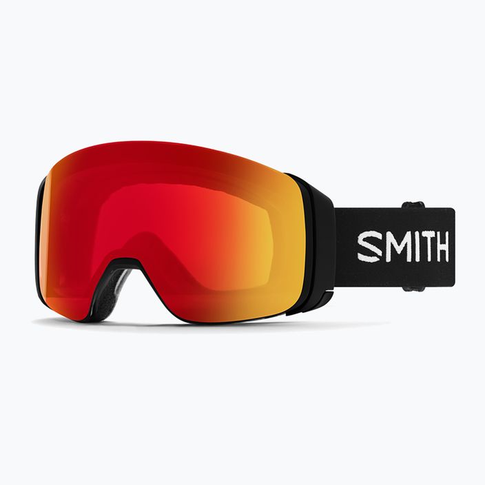 Smith 4D Mag black/chromapop photochromic red mirror ski goggles M00732 6
