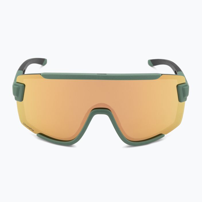 Smith Wildcat matte alpine green/chromapop rose gold mirror sunglasses 4