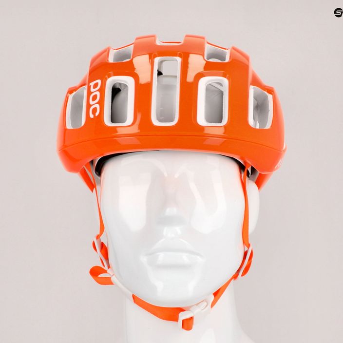 Bicycle helmet POC Ventral Air MIPS fluorescent orange avip 9