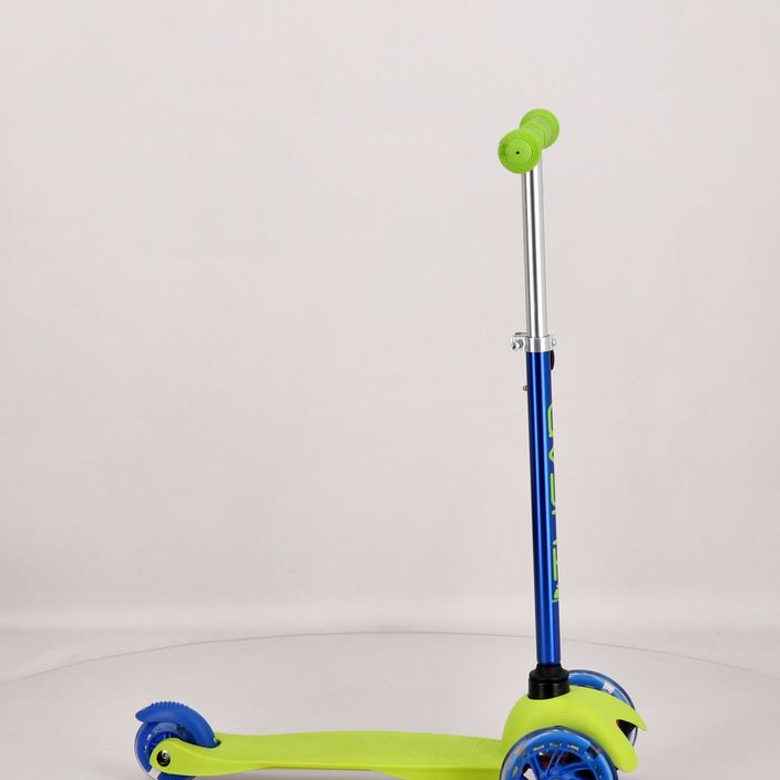 Children's tricycle scooter Meteor Tucan green-blue 22662 11