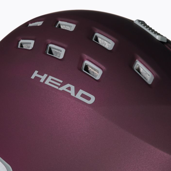 HEAD women's ski helmet Rita maroon 323731 8