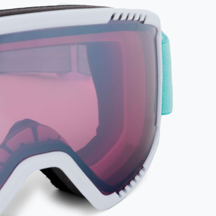 HEAD Contex silver/turquoise ski goggles 392821 5