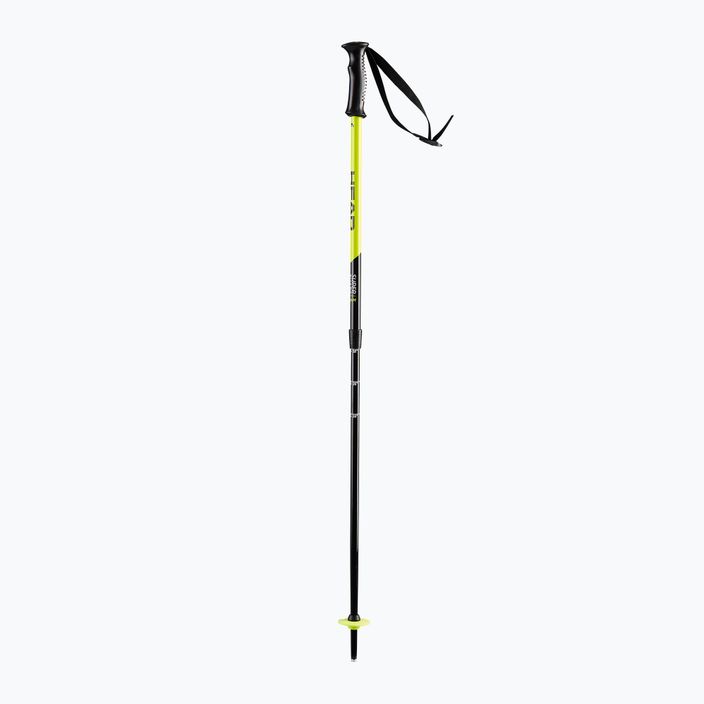 HEAD Supershape Team Adjustable children's ski poles black 381971