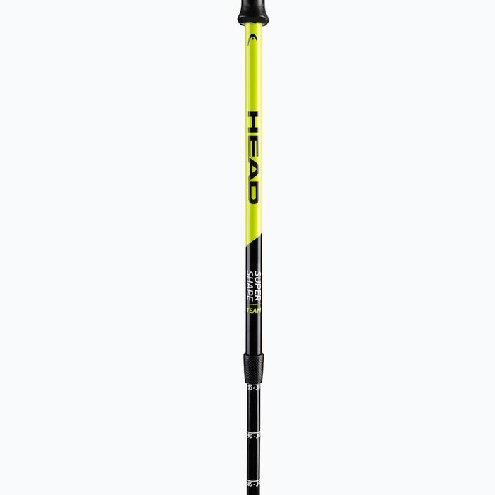 HEAD Supershape Team Adjustable children's ski poles black 381971 2