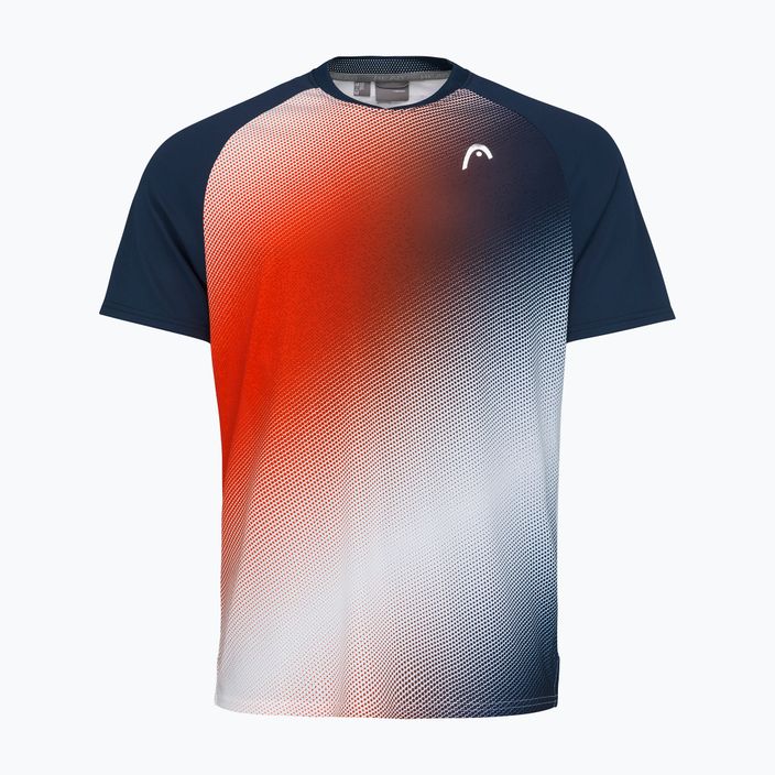 HEAD men's tennis shirt Perf navy blue and white 811272