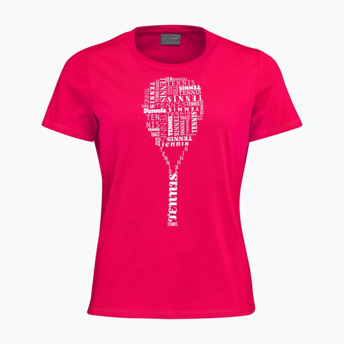 HEAD women's tennis shirt Typo pink 814512