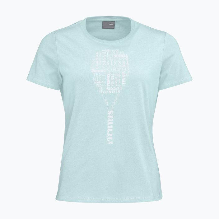 HEAD women's tennis shirt Typo light blue 814512