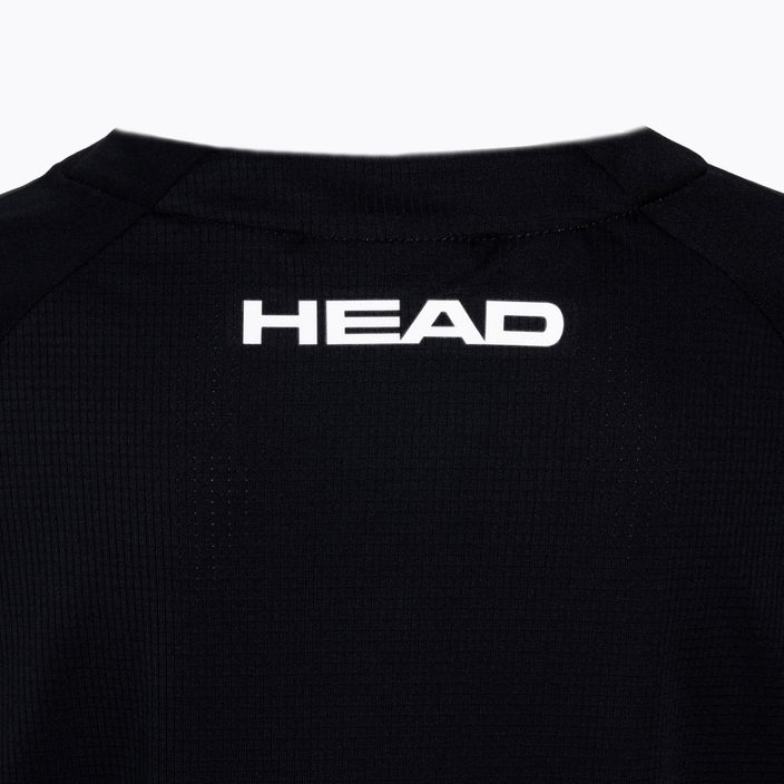 HEAD Topspin children's tennis shirt black and orange 816062 4