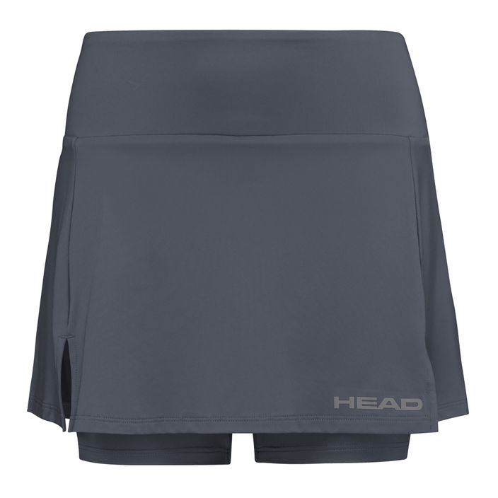 Children's tennis skirt HEAD Club Basic Skort anthracite 2