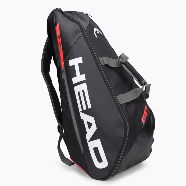 HEAD Tour Team 6R tennis bag 53.5 l black-orange 283482 2