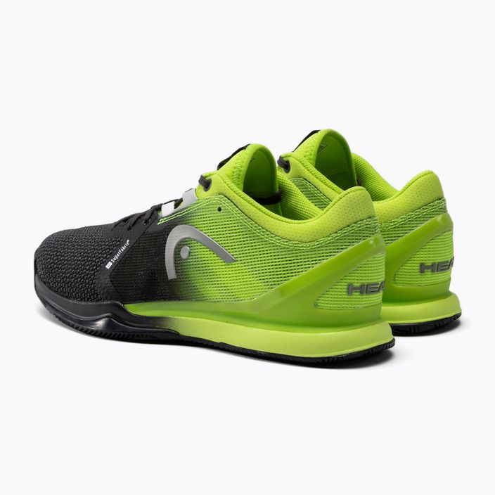 HEAD men's tennis shoes Sprint Pro 3.0 SF Clay black-green 273091 3